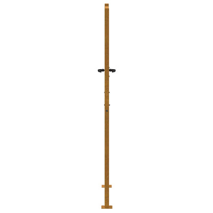 Cancello da giardino 100x175 cm in acciaio Corten con design ad albero | homemem39