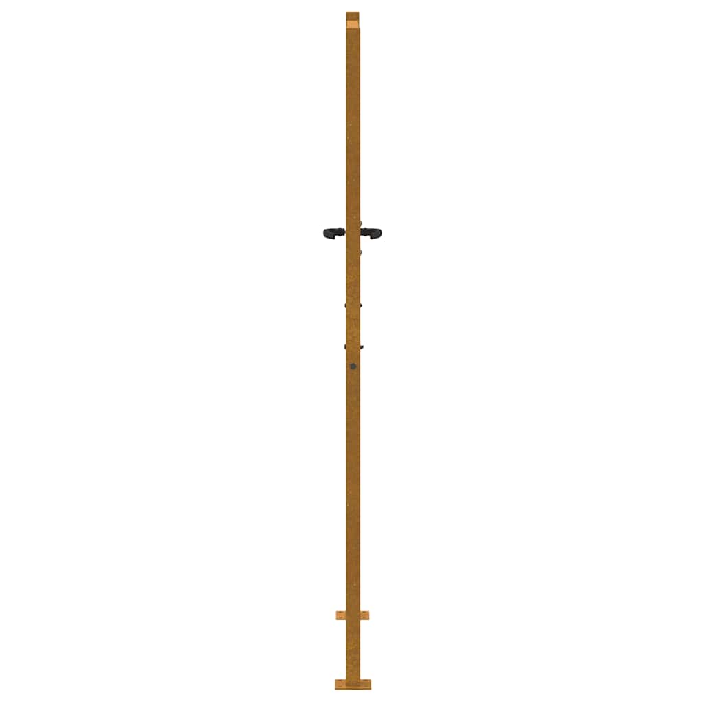 Cancello da giardino 100x200 cm in acciaio Corten con design ad albero | homemem39