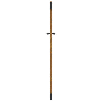 Cancello da giardino 85x175 cm in acciaio Corten con design erba | homemem39