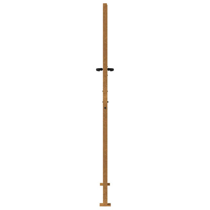 Cancello da giardino 100x175 cm in acciaio Corten con design erba | homemem39