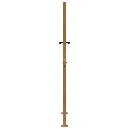 Cancello da giardino 100x200 cm in acciaio Corten con design erba | homemem39