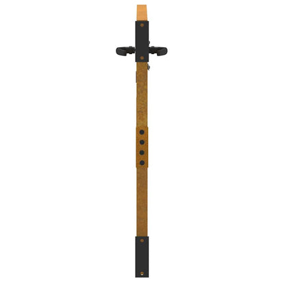Cancello da giardino 85x125 cm in acciaio Corten design quadrato | homemem39