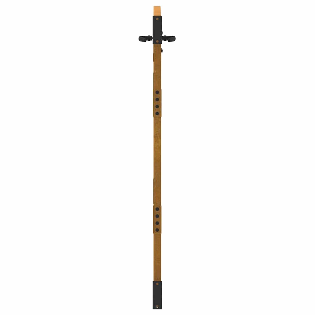 Cancello da giardino 85x125 cm in acciaio Corten | homemem39