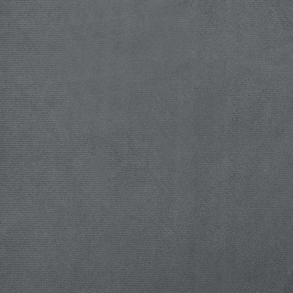 Lettino per Cani Grigio Scuro 66x40x45 cm in Velluto - homemem39