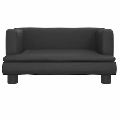 Lettino per Cani Nero 60x40x30 cm in Similpelle