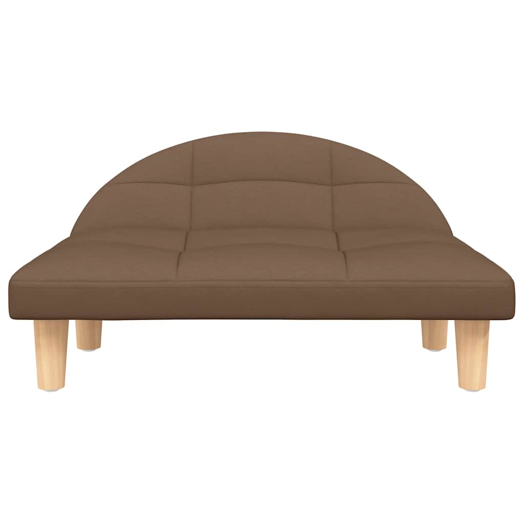 Lettino per Cani Marrone 70x52x30 cm in Tessuto | homemem39
