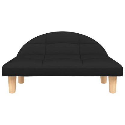 Lettino per Cani Nero 70x52x30 cm in Tessuto - homemem39