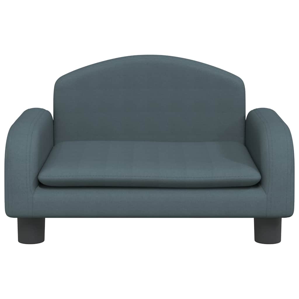 Lettino per Cani Grigio Scuro 50x40x30 cm in Tessuto | homemem39