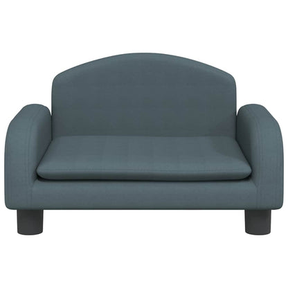 Lettino per Cani Grigio Scuro 50x40x30 cm in Tessuto | homemem39