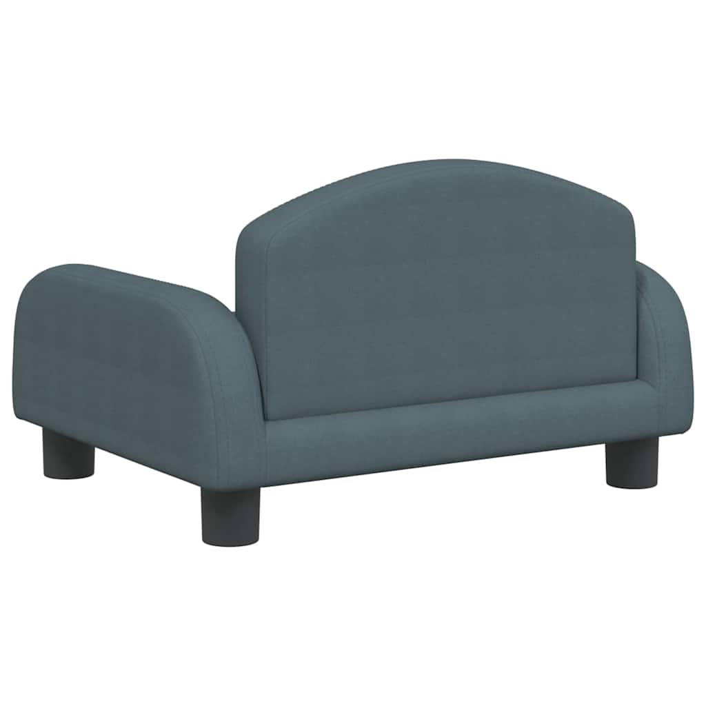 Lettino per Cani Grigio Scuro 50x40x30 cm in Tessuto | homemem39