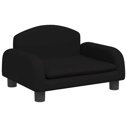 Lettino per Cani Nero 50x40x30 cm in Tessuto | homemem39