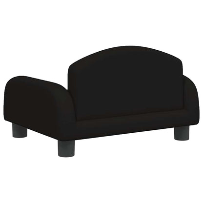 Lettino per Cani Nero 50x40x30 cm in Tessuto | homemem39