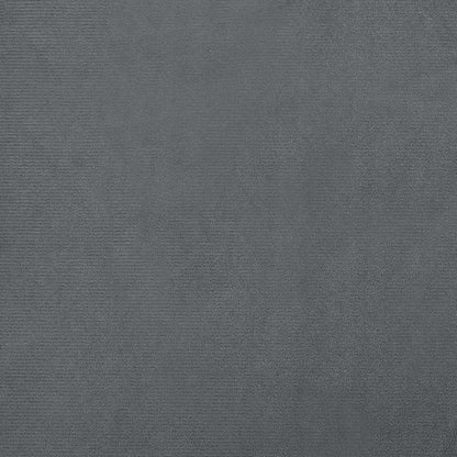 Lettino per Cani Grigio Scuro 100x54x33 cm in Velluto | homemem39