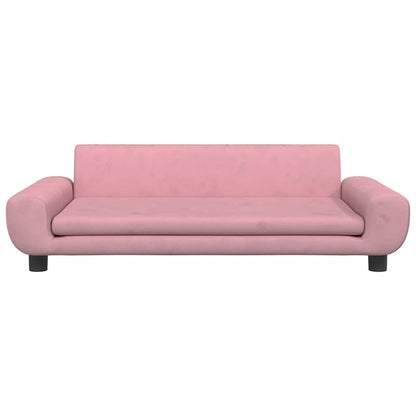 Lettino per Cani Rosa 100x54x33 cm in Velluto | homemem39