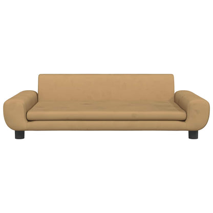 Lettino per Cani Marrone 100x54x33 cm in Velluto | homemem39