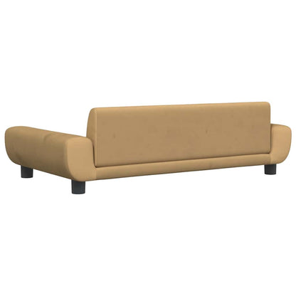 Lettino per Cani Marrone 100x54x33 cm in Velluto | homemem39