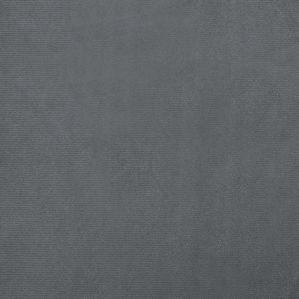 Lettino per Cani Grigio Scuro 70x45x33 cm in Velluto - homemem39