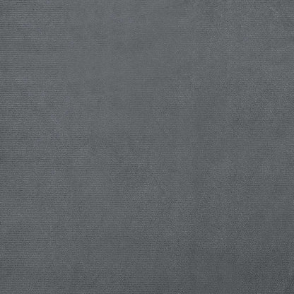 Lettino per Cani Grigio Scuro 70x45x33 cm in Velluto - homemem39