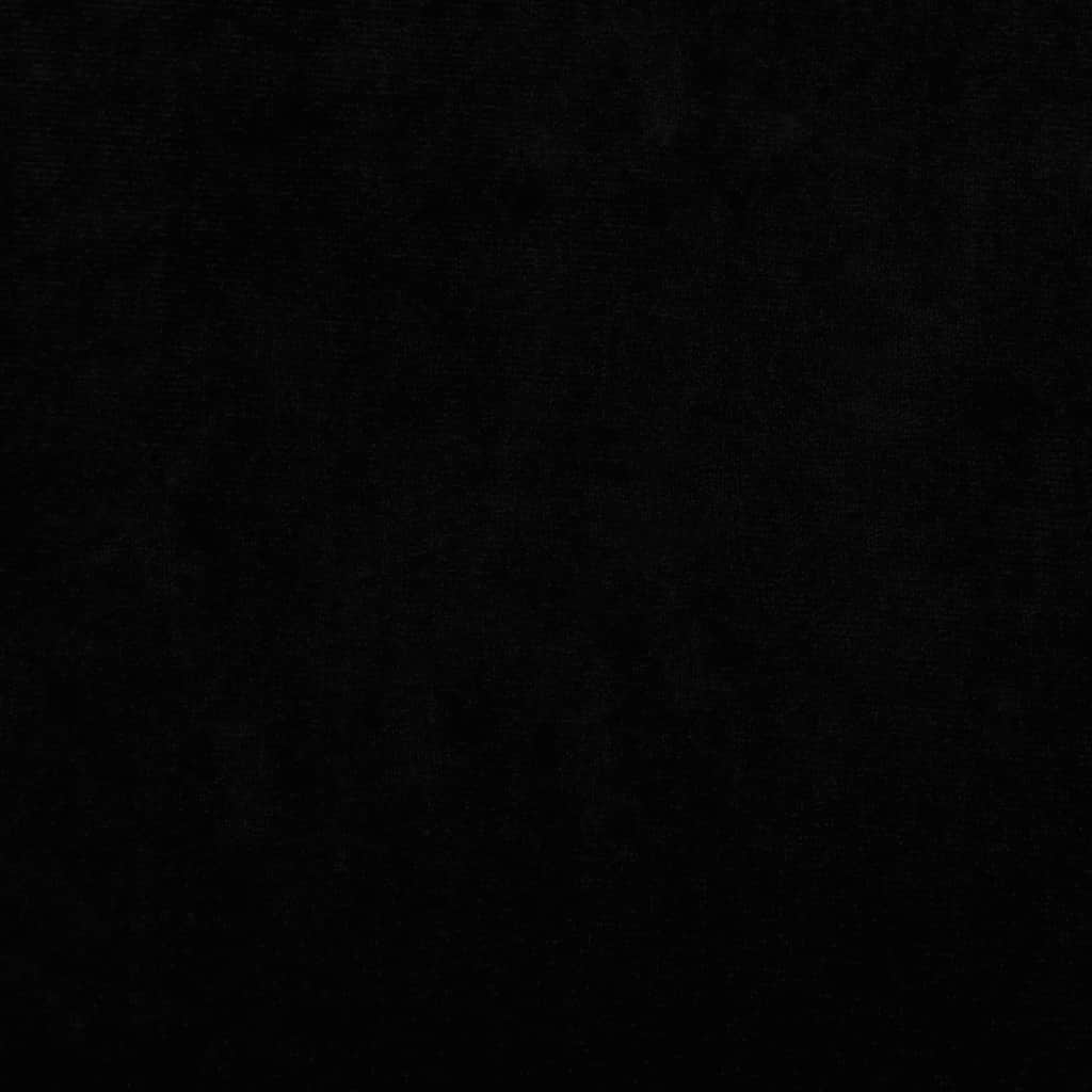 Lettino per Cani Nero 70x45x33 cm in Velluto - homemem39