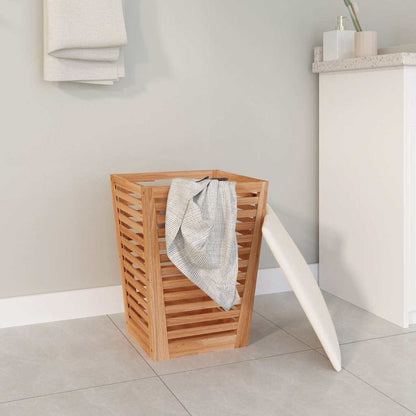 Sgabello da Bagno 40,5x40,5x56 cm in Legno Massello di Noce | homemem39