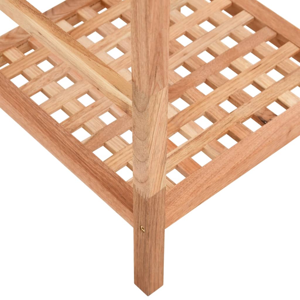 Scaffale da Bagno 35,5x35,5x79 cm in Legno Massello di Noce | homemem39