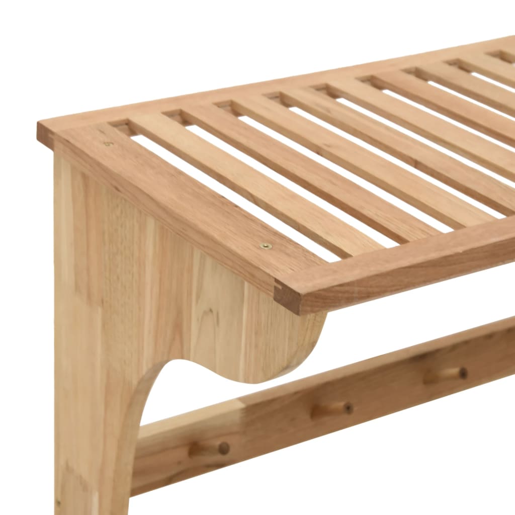 Portasciugamani 60x30x35 cm in Legno Massello di Noce - homemem39