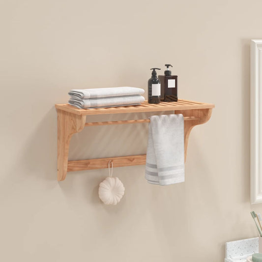 Portasciugamani 60x30x35 cm in Legno Massello di Noce - homemem39