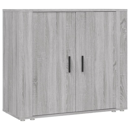 Credenza Grigio Sonoma 80x33x70 cm in Legno Multistrato - homemem39