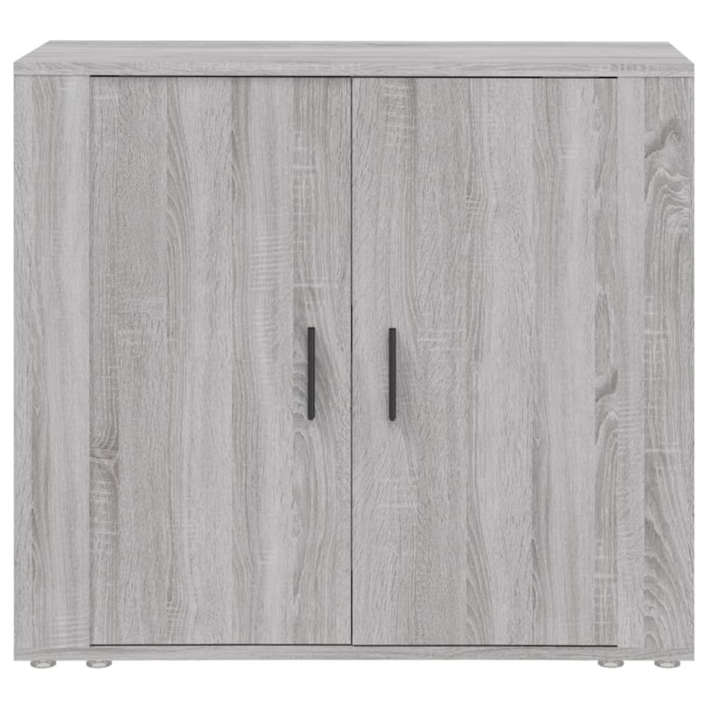 Credenza Grigio Sonoma 80x33x70 cm in Legno Multistrato - homemem39