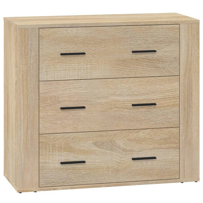 Credenza Rovere Sonoma 80x33x70 cm in Legno Multistrato | homemem39