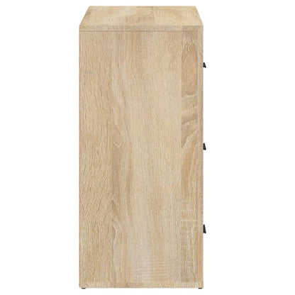 Credenza Rovere Sonoma 80x33x70 cm in Legno Multistrato | homemem39