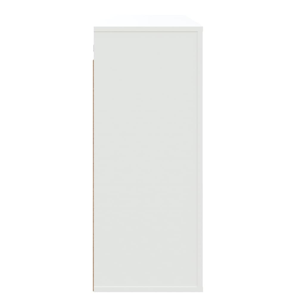 Mobile a Parete Bianco 80x33x80 cm in Legno Multistrato