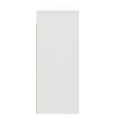 Mobile a Parete Bianco 80x33x80 cm in Legno Multistrato