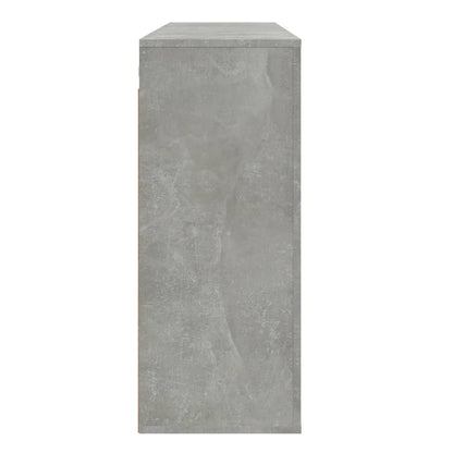 Mobile a Parete Grigio Cemento 80x33x80 cm in Legno Multistrato