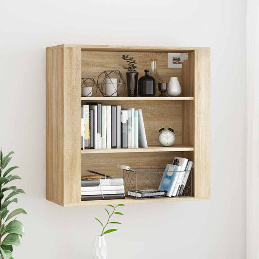 Armadietto a Muro Rovere Sonoma 80x33x80 cm Legno Multistrato