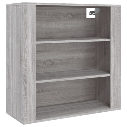Mobile Pensile Grigio Sonoma 80x33x80 cm in Legno Multistrato - homemem39