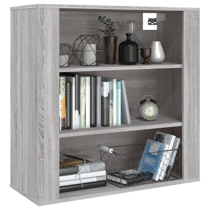 Mobile Pensile Grigio Sonoma 80x33x80 cm in Legno Multistrato - homemem39