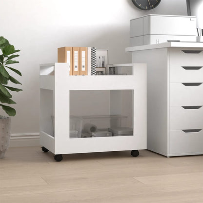 Carrello per Scrivania bianco 60x45x60 cm in Legno Multistrato - homemem39