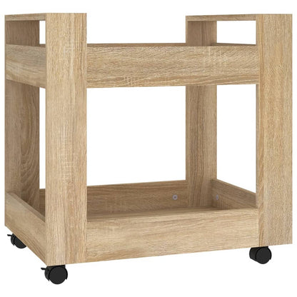 Carrello Scrivania rovere sonoma 60x45x60 cm Legno Multistrato | homemem39
