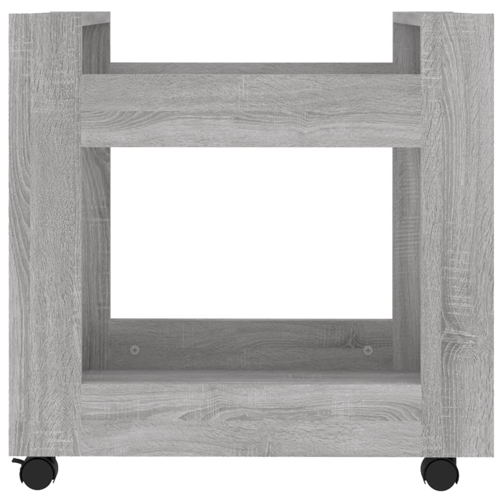 Carrello Scrivania Grigio Sonoma 60x45x60 cm Legno Multistrato - homemem39