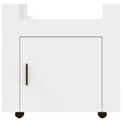 Carrello per Scrivania bianco 60x45x60 cm in Legno Multistrato - homemem39