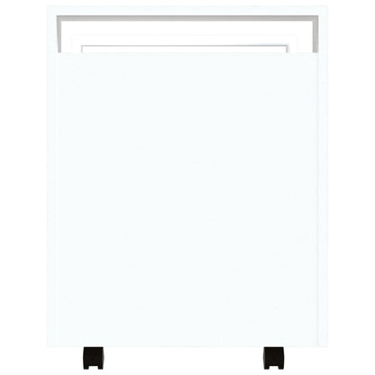 Carrello per Scrivania bianco 60x45x60 cm in Legno Multistrato - homemem39