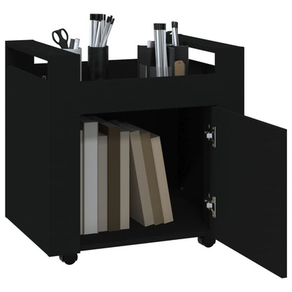 Carrello per Scrivania Nero 60x45x60 cm in Legno Multistrato - homemem39