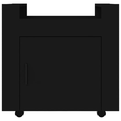 Carrello per Scrivania Nero 60x45x60 cm in Legno Multistrato - homemem39