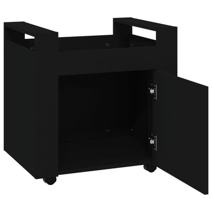 Carrello per Scrivania Nero 60x45x60 cm in Legno Multistrato - homemem39