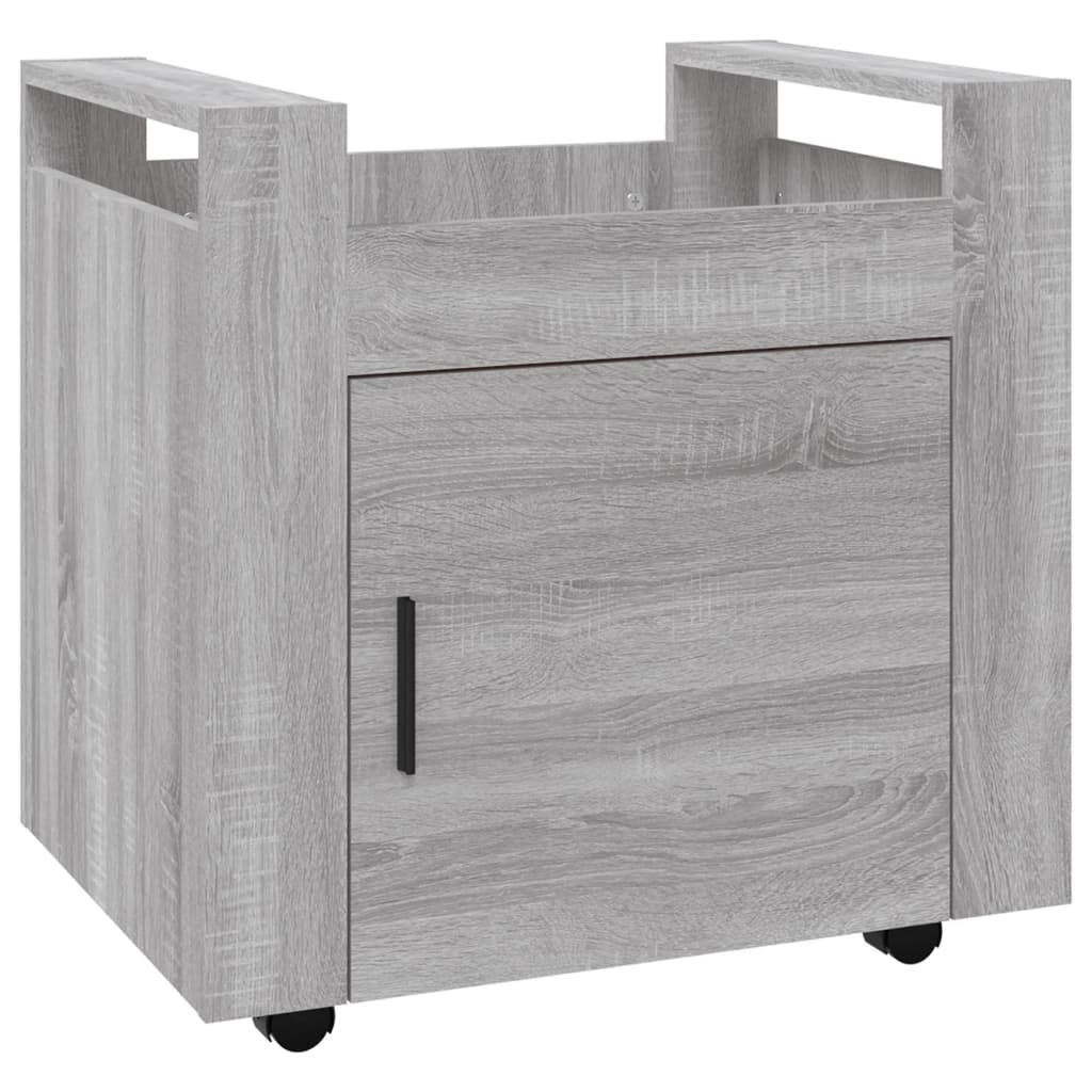 Carrello Scrivania Grigio Sonoma 60x45x60 cm Legno Multistrato - homemem39
