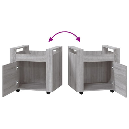 Carrello Scrivania Grigio Sonoma 60x45x60 cm Legno Multistrato - homemem39