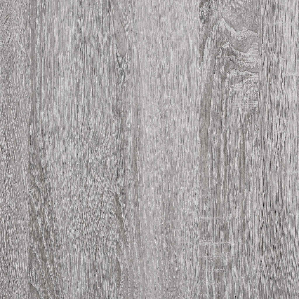 Carrello Scrivania Grigio Sonoma 60x45x60 cm Legno Multistrato