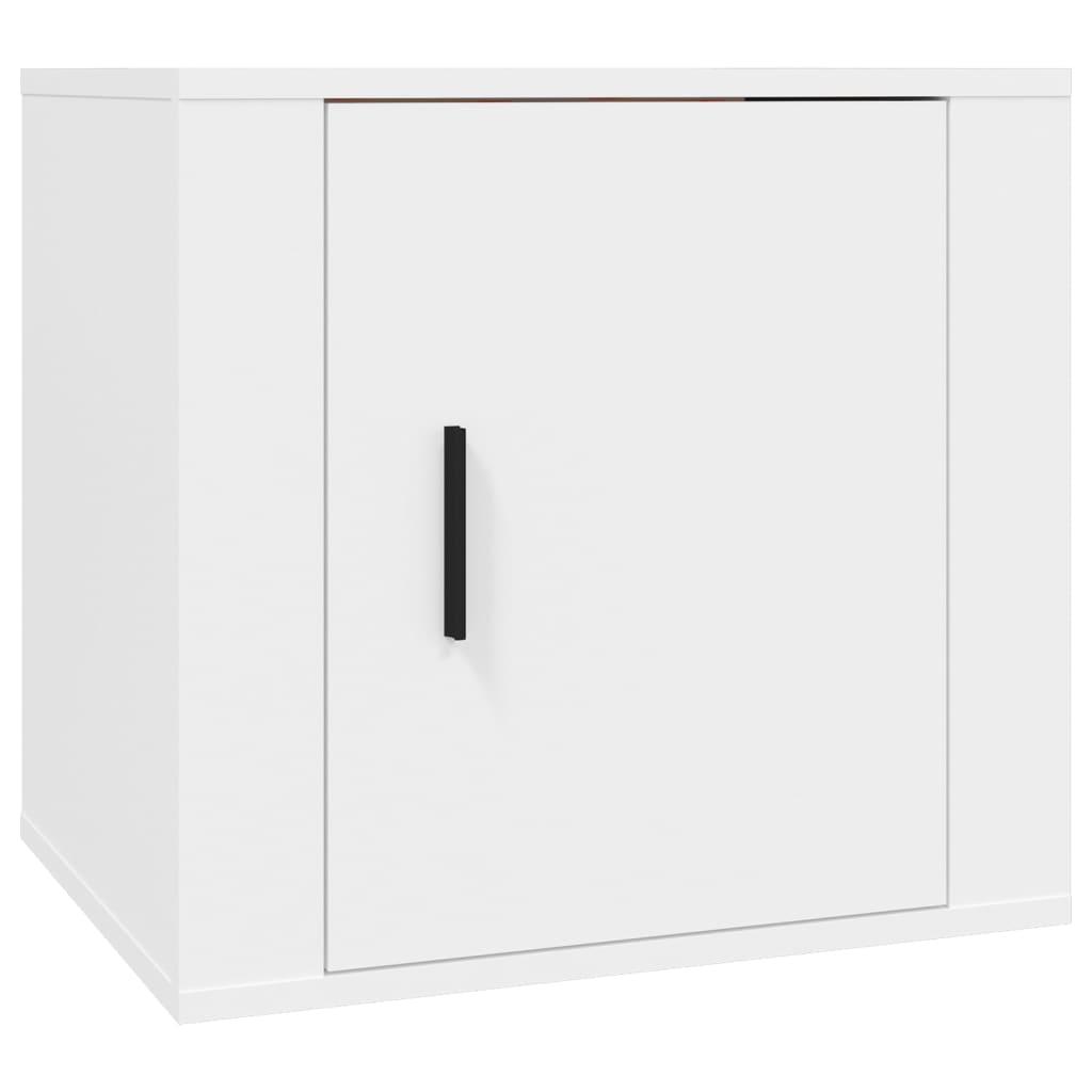 Comodini 2 pz Bianca 50x39x47 cm - homemem39