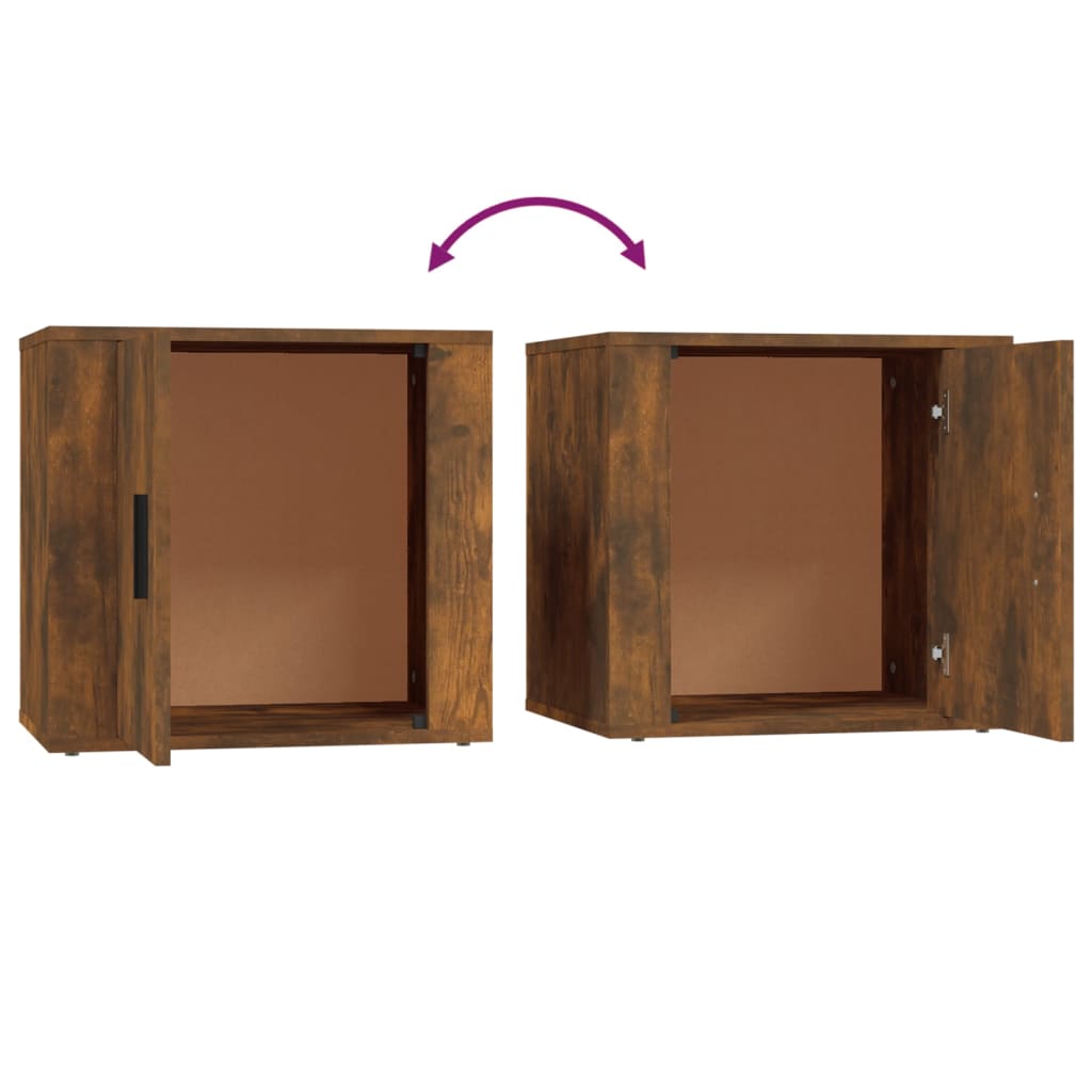 Comodino Rovere Fumo 50x39x47 cm - homemem39